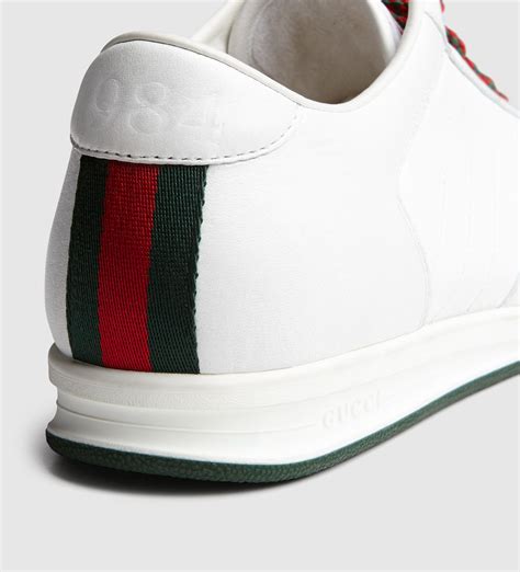 gucci tennis shoes mens white|gucci inspired tennis shoes.